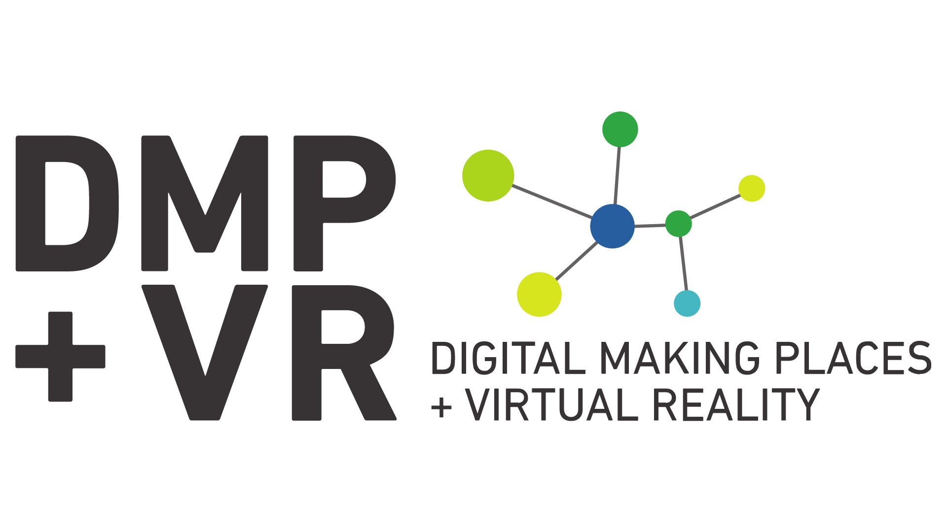 Das Logo für Digital Making Places + Virtual Reality.
