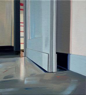 Lara Kaiser, o.T. 2020, Ölfarbe auf Leinwand, 20 x 18 cm