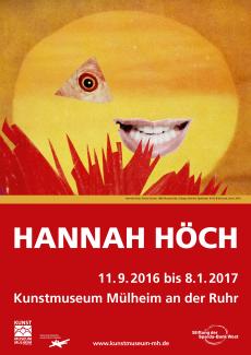 Ausstellungsplakat zur Ausstellung "Hannah Höch"