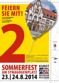 Imageplakat für ein Museumsfest