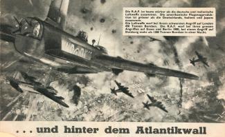 Abbildung 1: Kriegs und Feindflugblatt aus Großbritannien im 2.Weltkrieg
