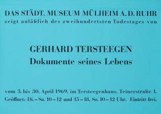 1969_Tersteegen, Gerhard_Dokumente seines Lebens