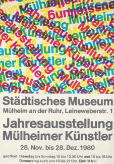 1980_Jahresausstellung Mülheimer Künstler