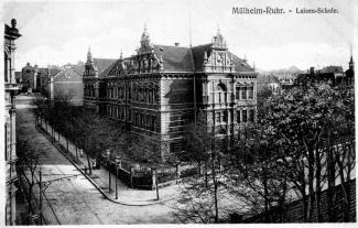Postkarte der Luisenschule in Mülheim an der Ruhr (StA MH 1516_41.10 Luisenschule_02)