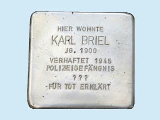 Stolperstein für Karl Briel
