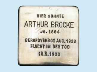 Stolperstein für Arthur Brocke
