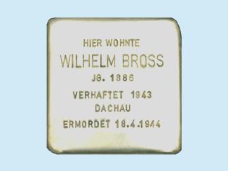 Stolperstein für Wilhelm Bross