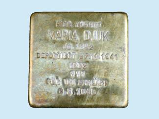 Stolperstein für Maria Djuk