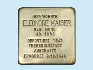 Stolperstein für Eleonore Kaiser