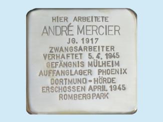 Stolperstein für André Mercier