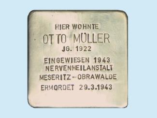 Stolperstein für Otto Müller