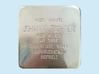 Stolperstein für Johanna Richter