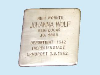 Stolperstein für Johanna Wolf