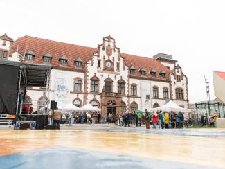 Wiedereröffnung Kunstmuseum Mülheim am 25. Mai 2024 | Aktionen vor dem Museum