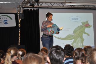 Lesung von Judith Weber bei den Kinderliteraturtagen