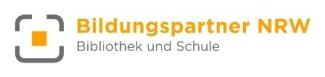 Auf dem Bild sieht man das Logo der Bildungspartner NRW.